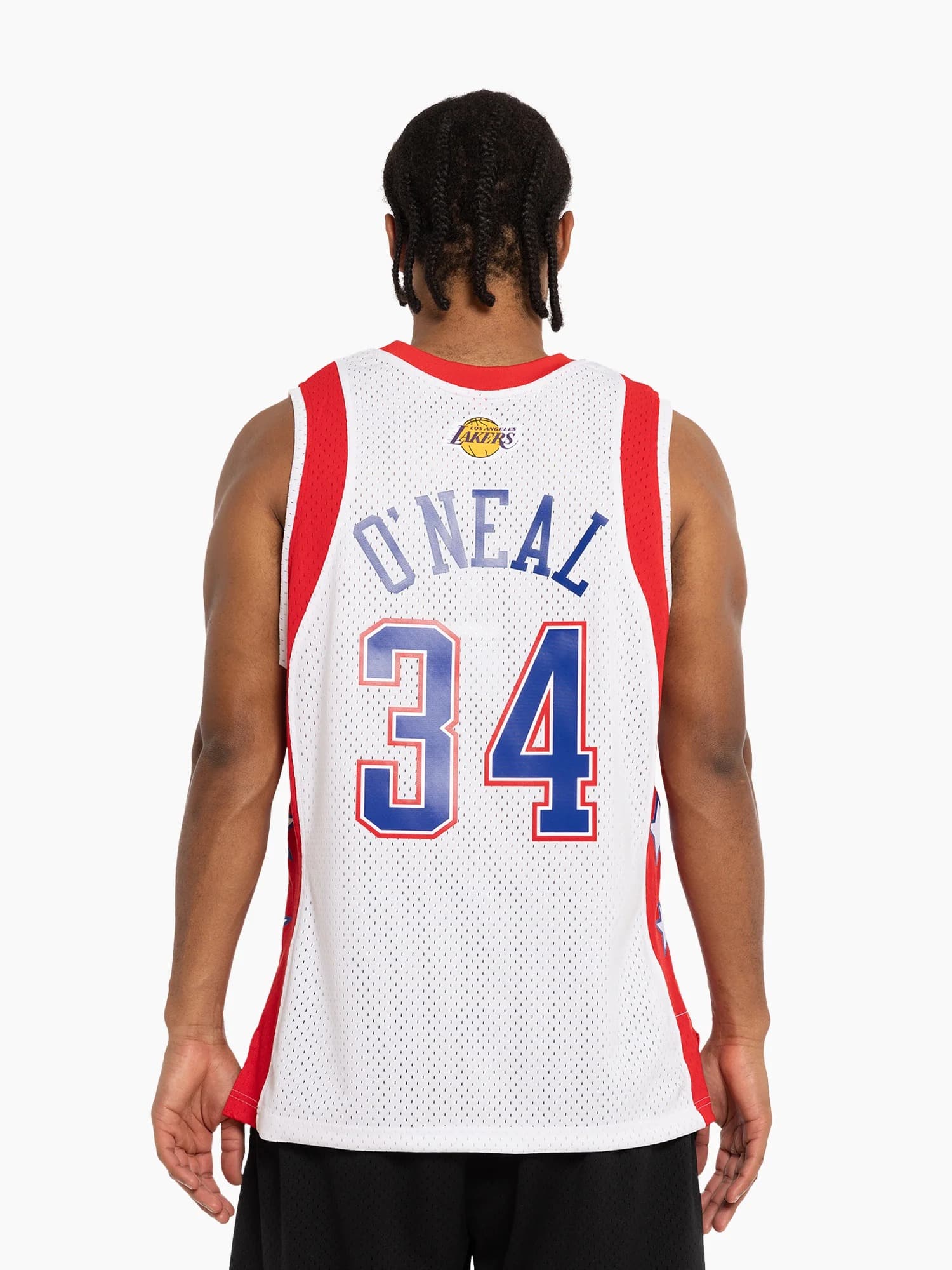 Баскетбольная джерси 2004 All Star Game Shaquille O’Neal #34 Hardwood Classics Throwback NBA Swingman White Jersey