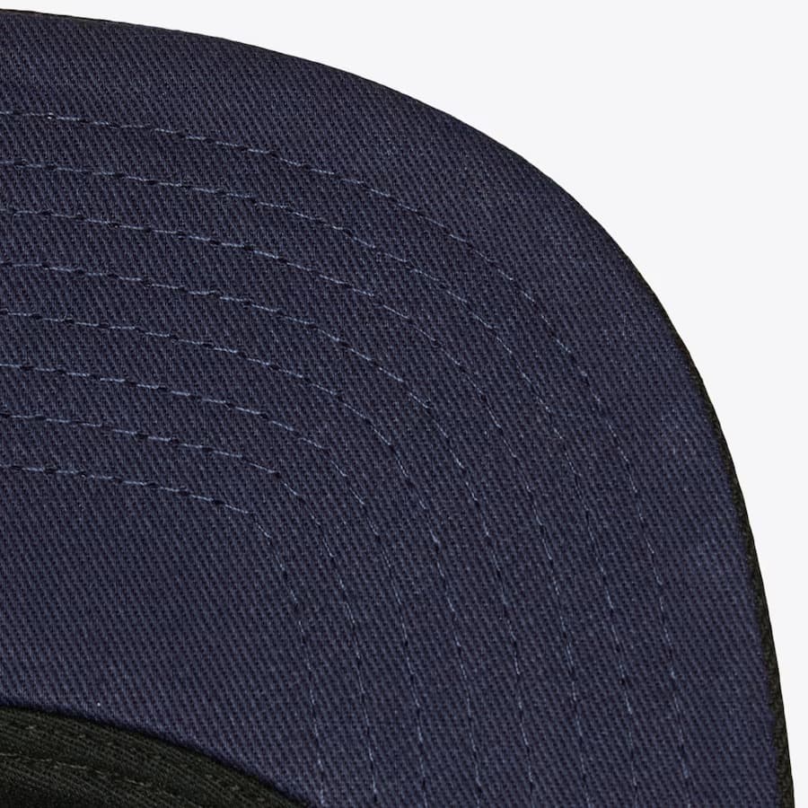 Бейсболка Mitchell & Ness Black Washington Capitals Big Face 7.0 Vintage Snapback Hat