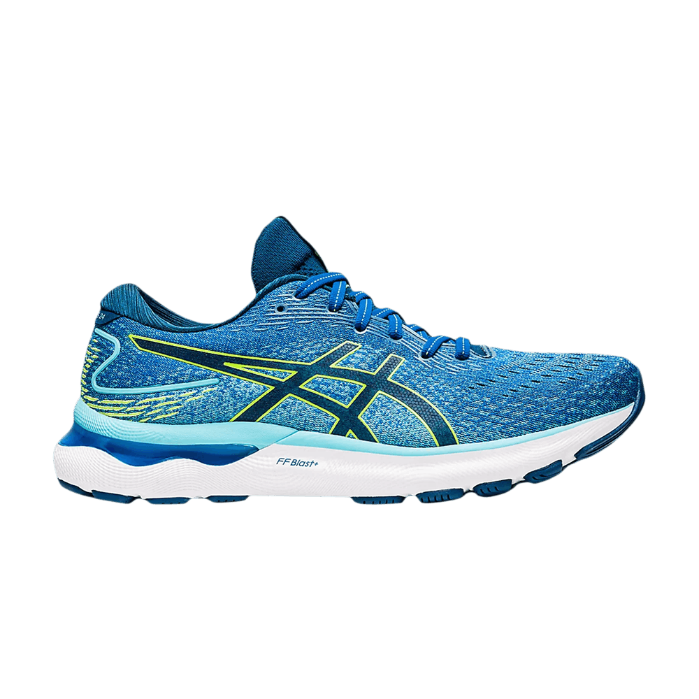 Кроссовки ASICS Gel Nimbus 24 2E Wide 'Lake Drive Hazard Green'