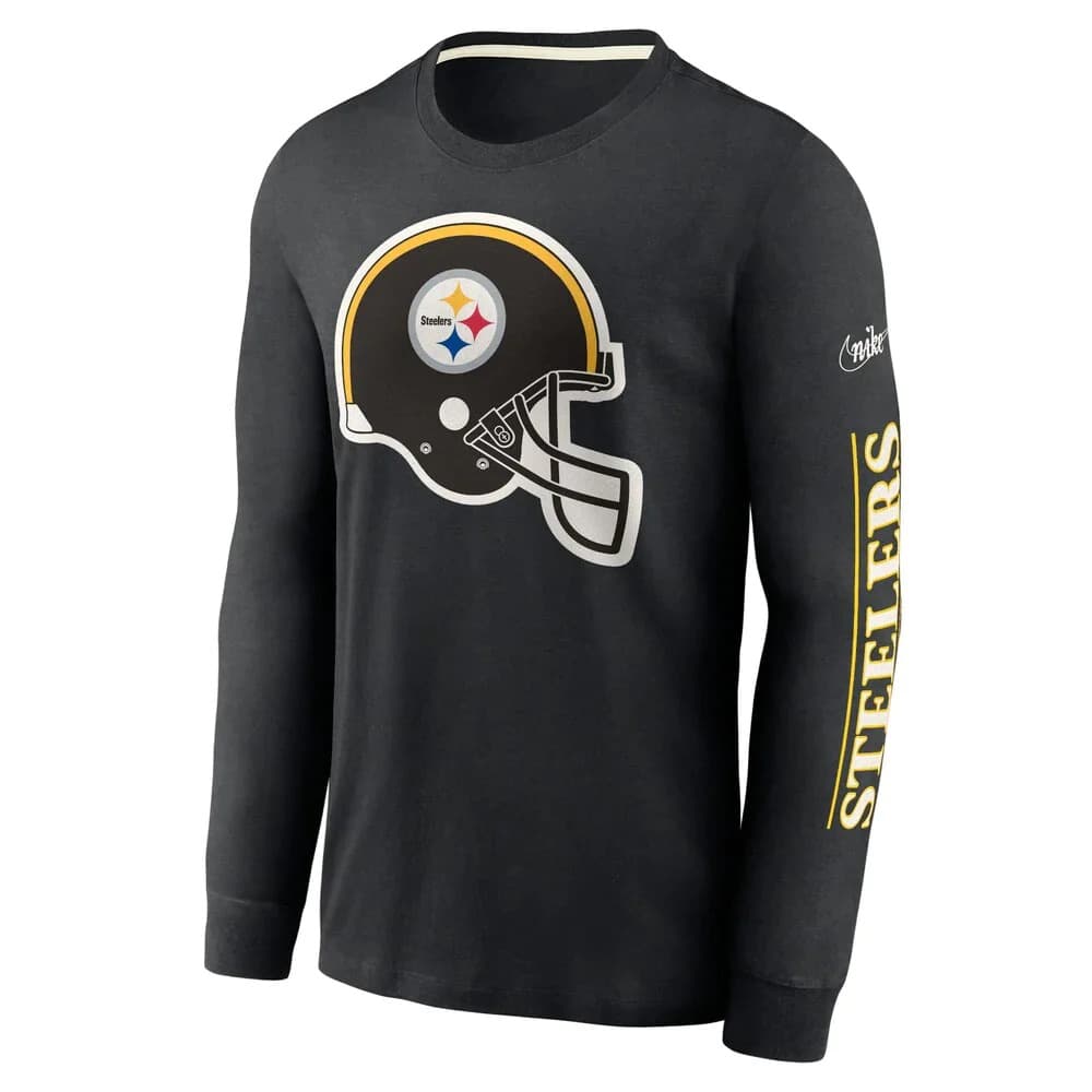 Футболка Nike Pittsburgh Steelers Historic Logo Long Sleeve NFL T-Shirt