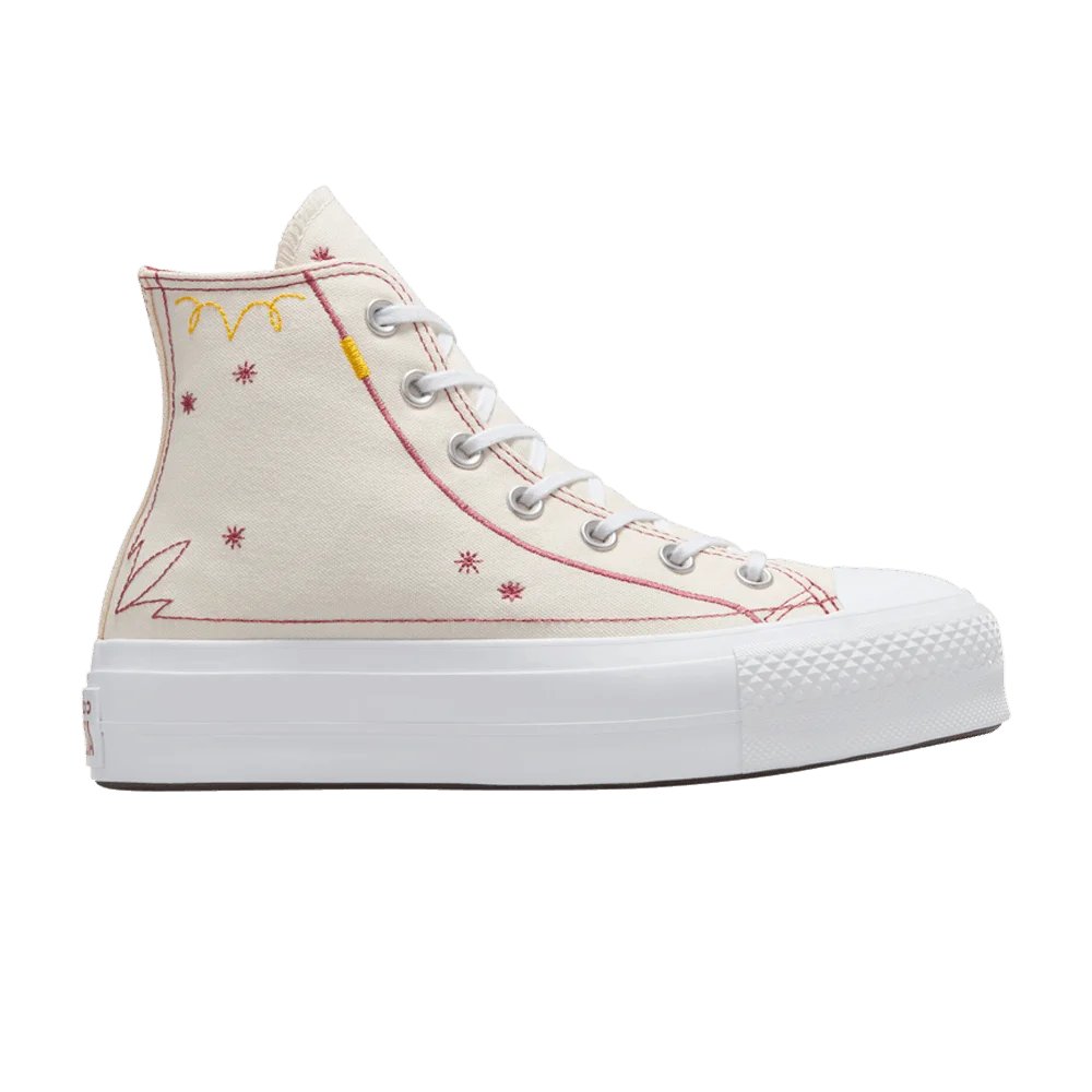 Converse Wmns Chuck Taylor All Star Lift Platform High 'Western Stitch'