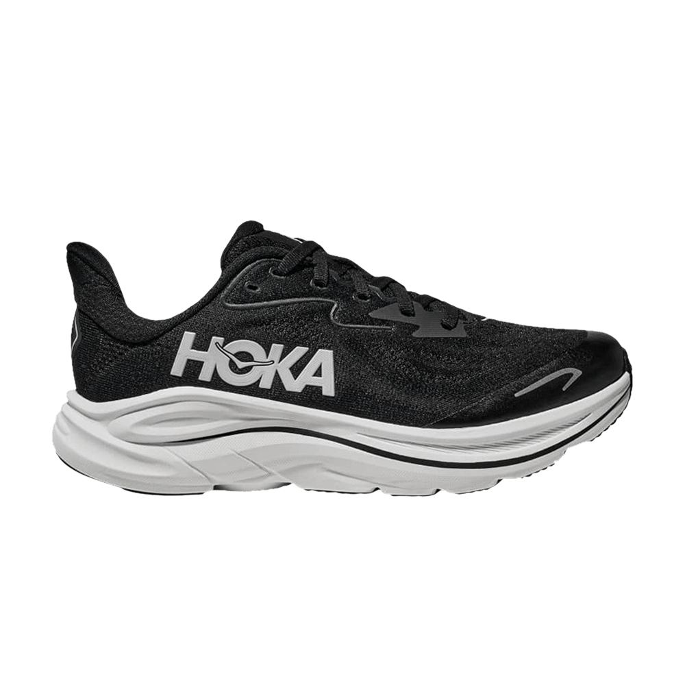 Кроссовки HOKA Clifton 10 Big Kids 'Black White'