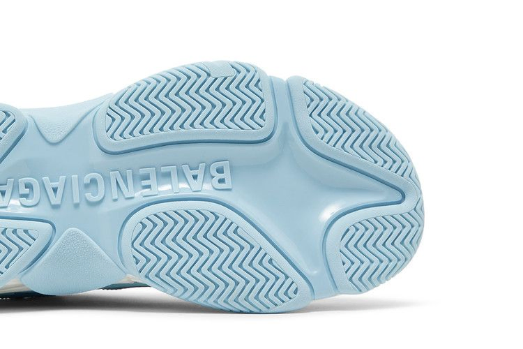 Кроссовки Balenciaga Triple S Sneaker 'Allover Logo - Light Blue'