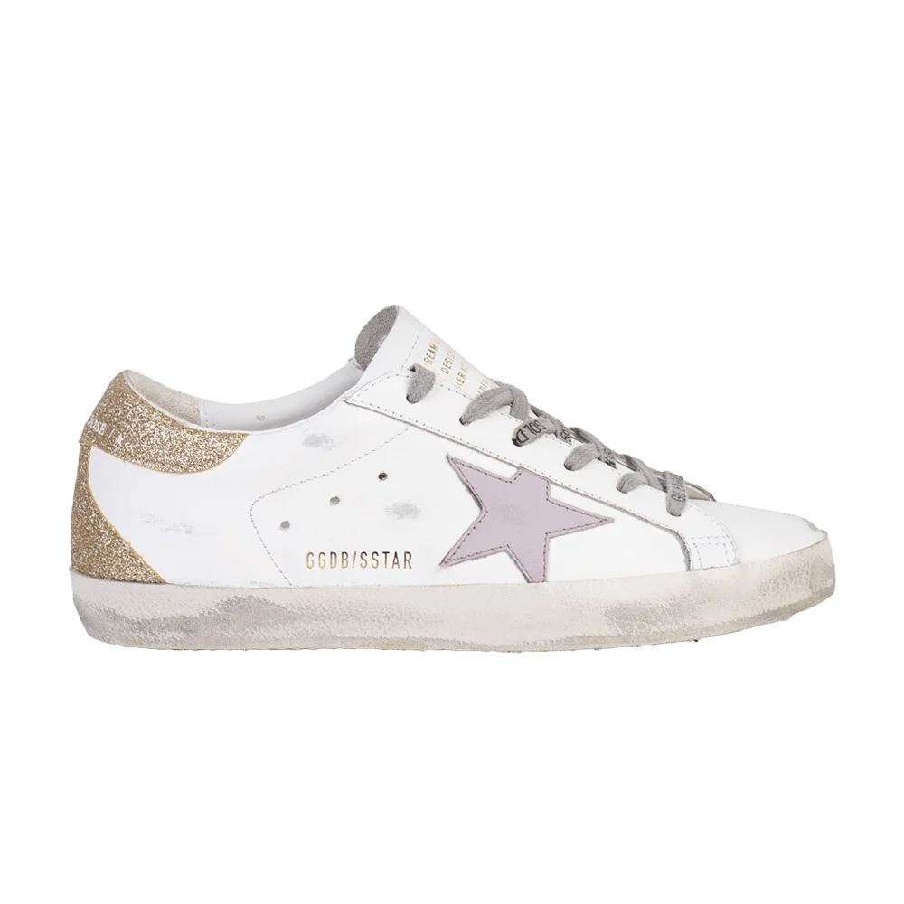 Krossovki-Golden-Goose-Wmns-Superstar-White-Lilac-Platinum