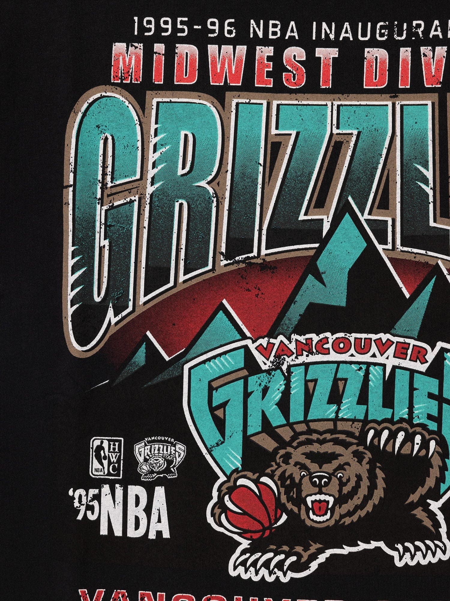Спортивная майка Mitchell & Ness Vancouver Grizzlies 1995 Inaugural Season Vintage NBA Muscle Tank