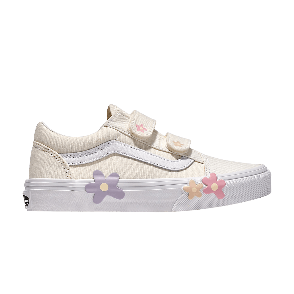 Кроссовки Vans Old Skool V Kids 'Cream Flower'