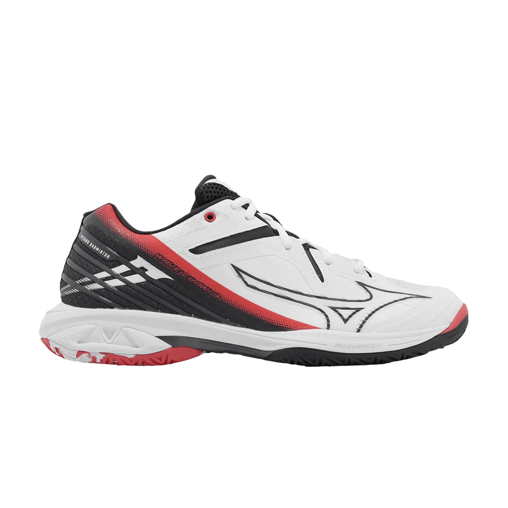Кроссовки Mizuno Wave Claw 3 Wide 'White Radiant Red'