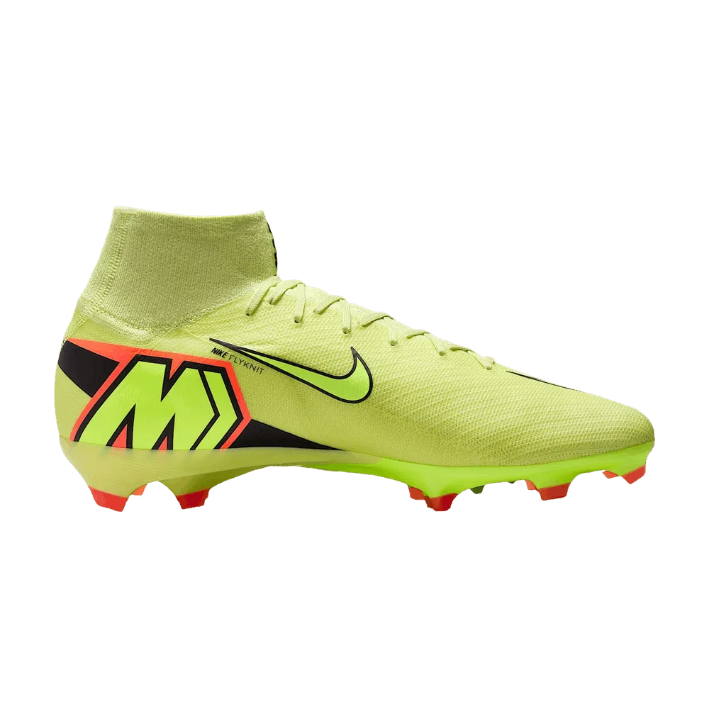 Кроссовки Nike Zoom Mercurial Superfly 10 Pro FG 'Limelight Hyper Crimson'