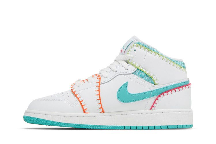 Кроссовки Air Jordan 1 Mid SE GS 'Multi Knit'