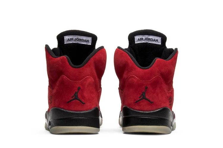 Кроссовки Air Jordan 5 Retro 'Raging Bull Red Suede'