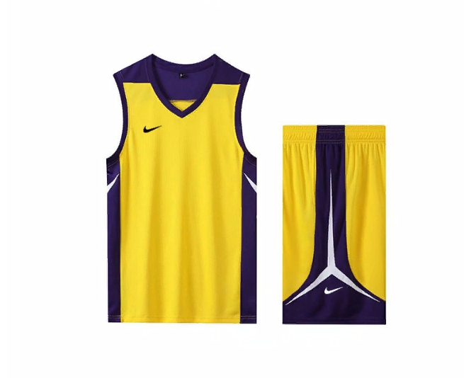 Баскетбольная форма Nike Yellow Purple