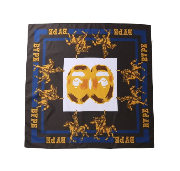 Шарф BAPE Double Ape Head Scarf Black