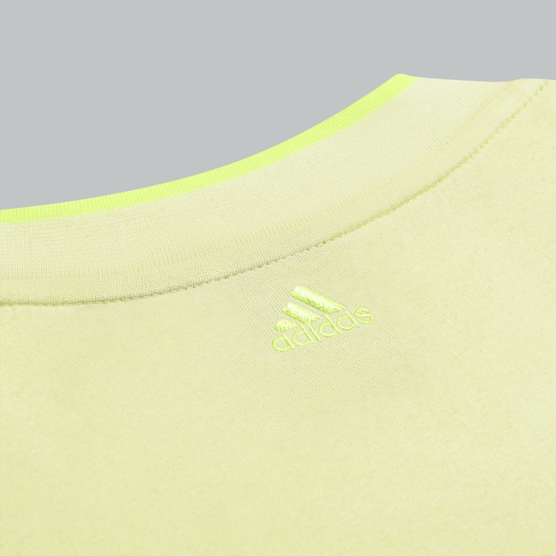 Футболка adidas Ivy Park 3-Stripes Crop Tee Yellow Tint