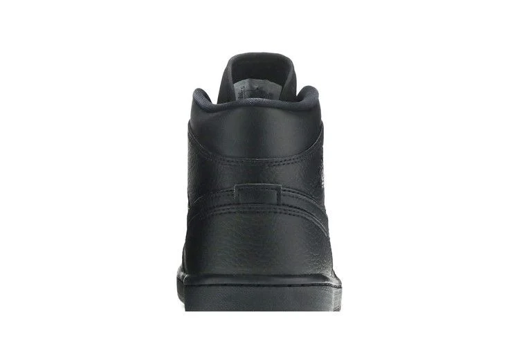 Кроссовки Air Jordan 1 Mid 'Triple Black' 2020