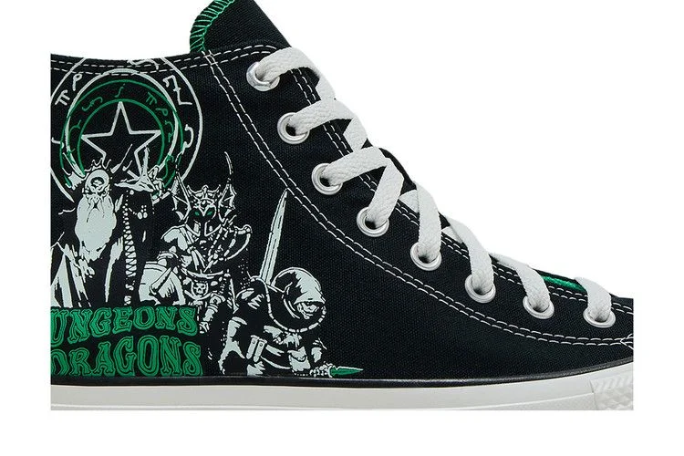 Кроссовки Dungeons & Dragons x Converse Chuck Taylor All Star High 'Black Green'