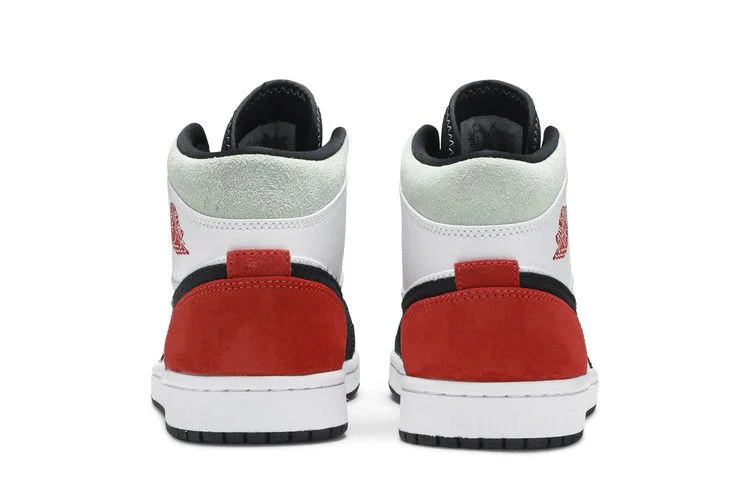 Кроссовки Air Jordan 1 Mid SE 'Red Black Toe'