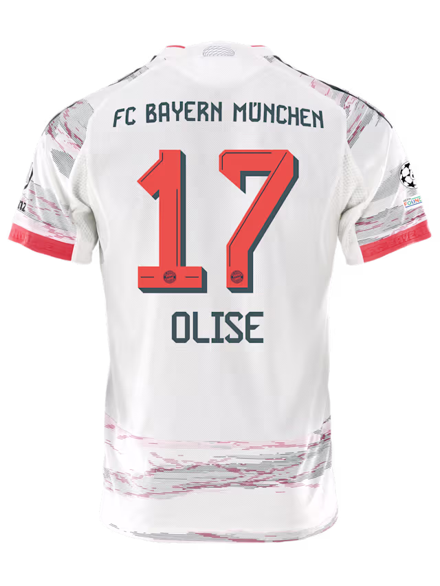 Женское футбольное джерси FC Bayern Munich Away Jersey 25-26 OLISE 17
