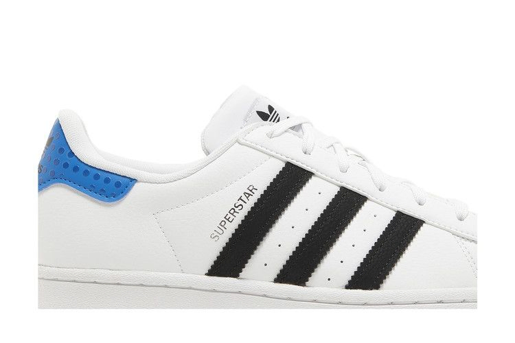 Кроссовки LEGO x adidas Superstar J 'White Shock Blue'