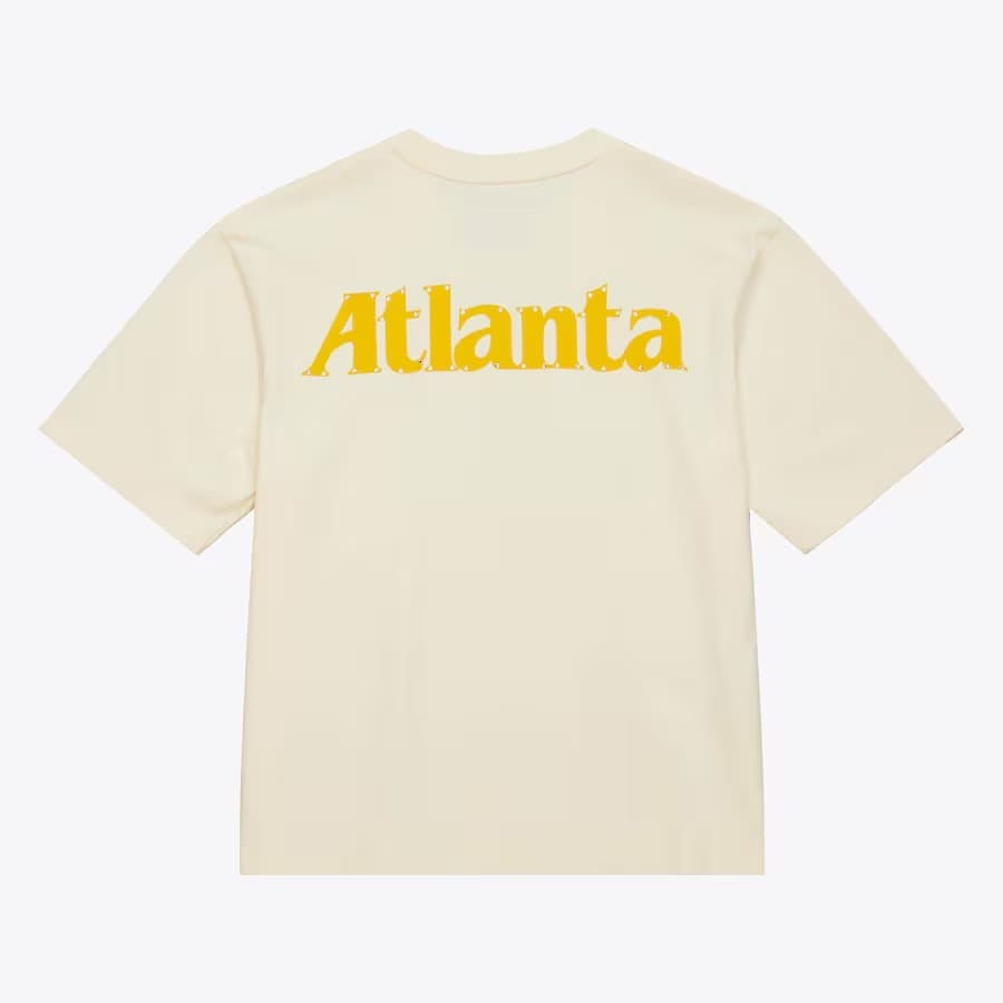 Футболка Mitchell & Ness Cream Atlanta Hawks M&N x Melody Ehsani T-Shirt