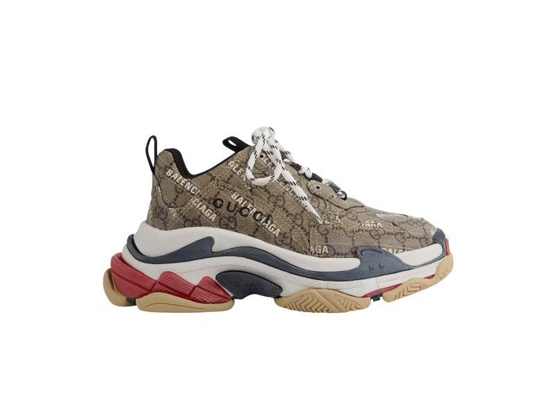 Кроссовки Gucci x Balenciaga Wmns Triple S The Hacker Project