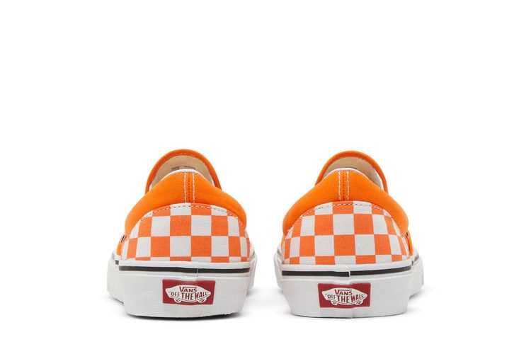 Vans Classic Slip-On 'Orange Tiger Checkerboard'