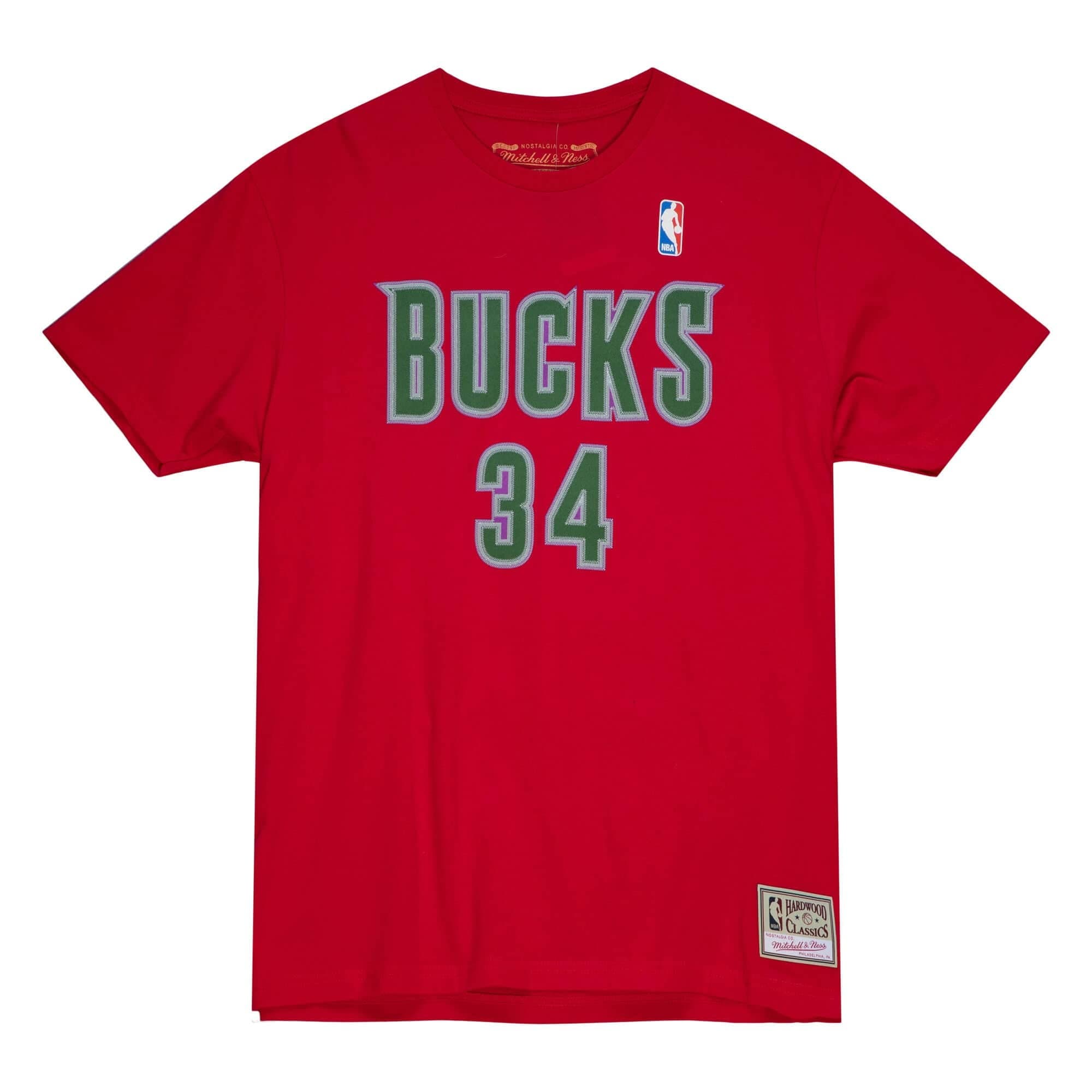 Футболка Mitchell & Ness Traditional Name & Number Tee Milwaukee Bucks 1996-97 Ray Allen
