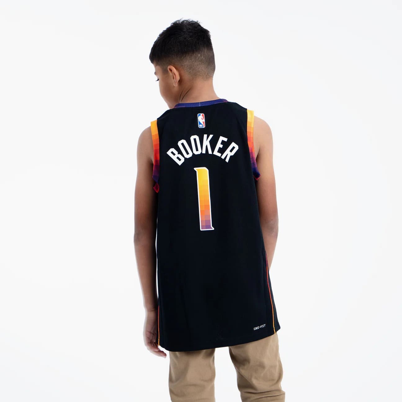 2022-23-Phoenix-Suns-Devin-Booker-1-Youth-Swingman-Statement-Edition-Black-Jersey-2