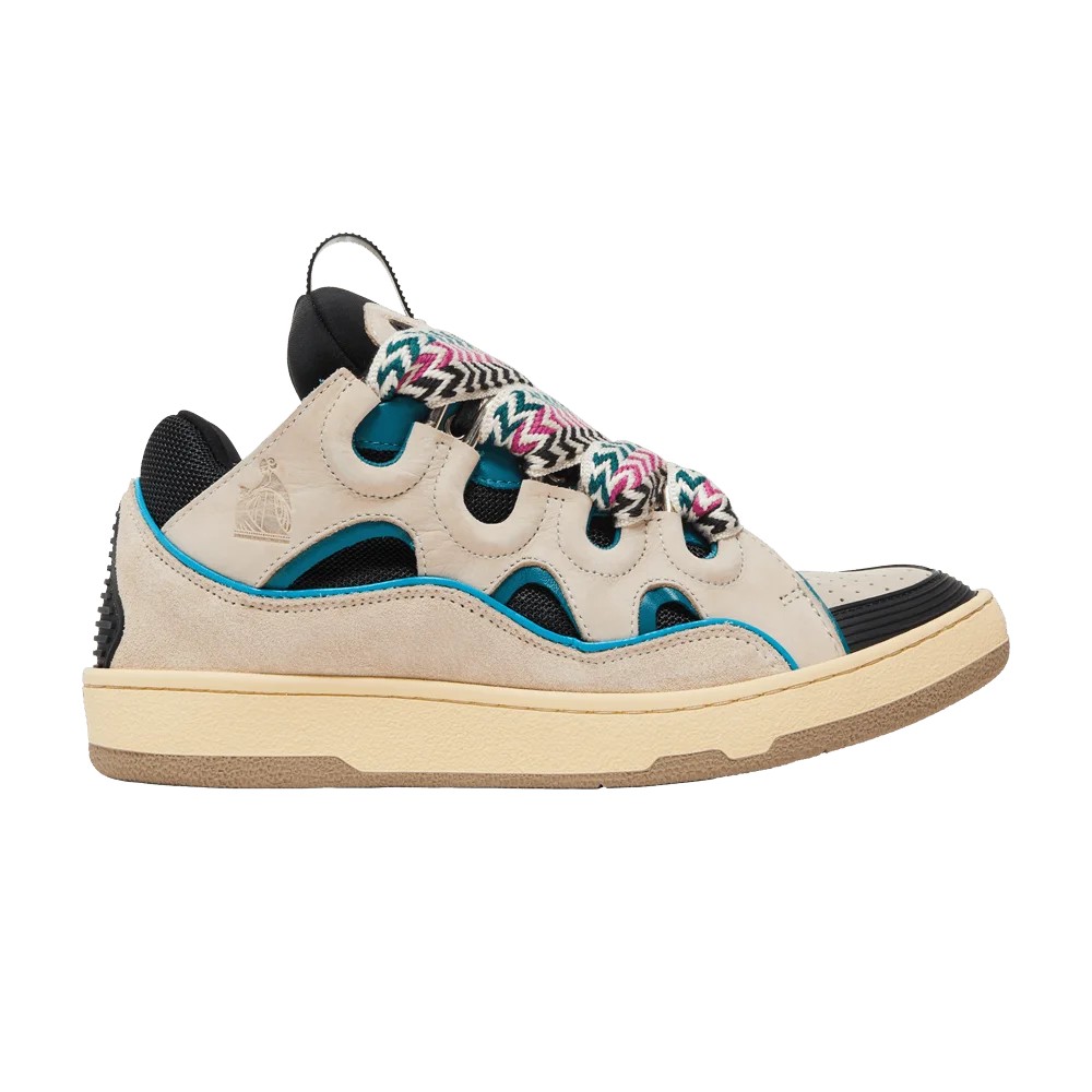 Krossovki-Lanvin-Curb-Sneakers-Ecru-Black