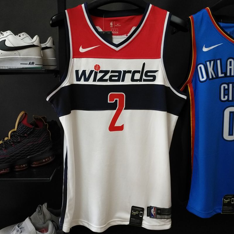 Баскетбольная джерси 2017-18 John Wall Washington Wizards #2 Association White