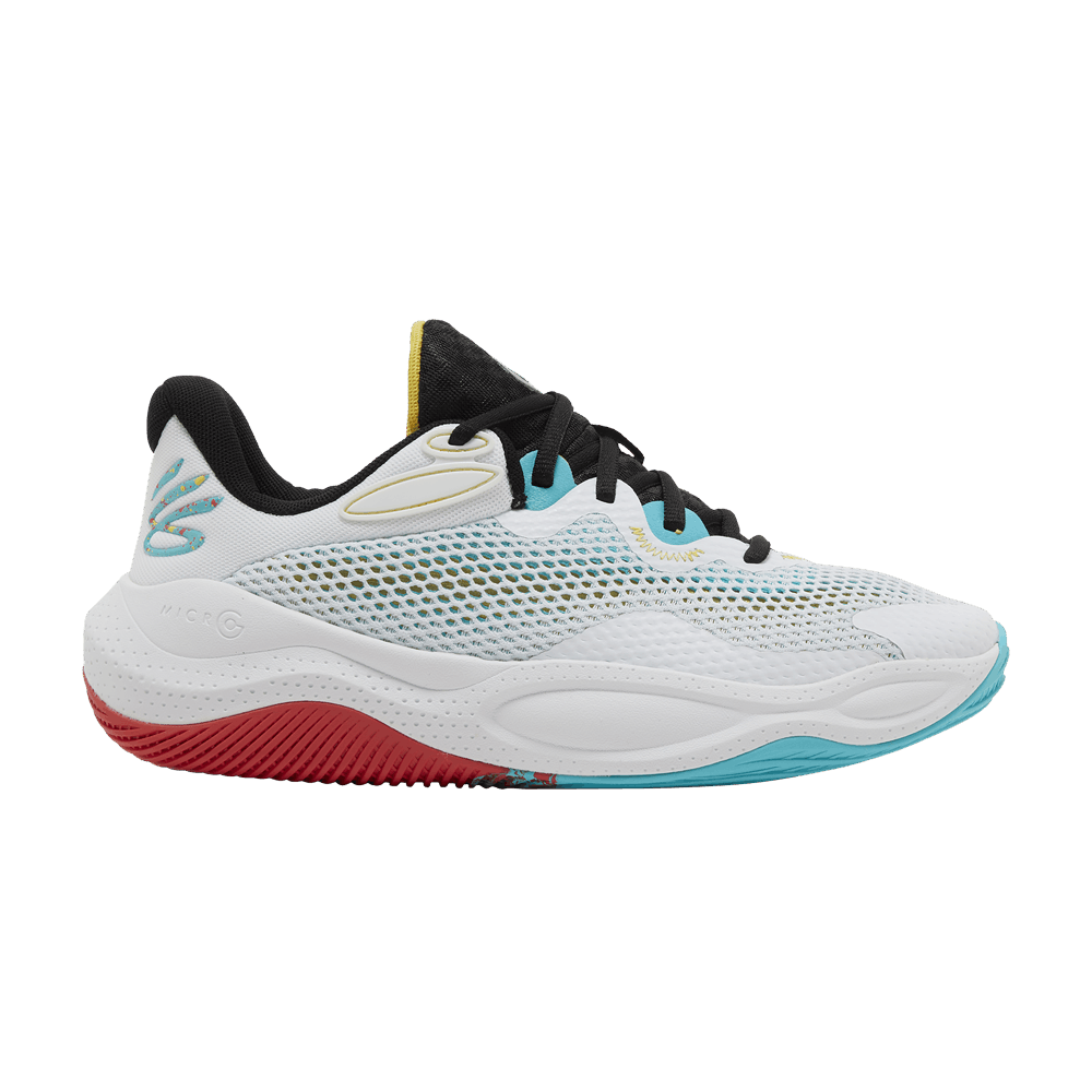 Кроссовки Under Armour Curry Splash 24 'White Belt Blue'