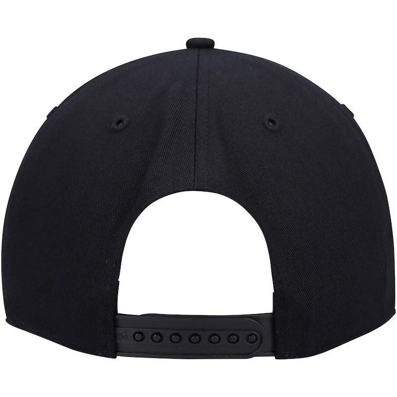 Кепка Men's '47 Black Philadelphia 76ers Crosstown Script Hitch Snapback Hat