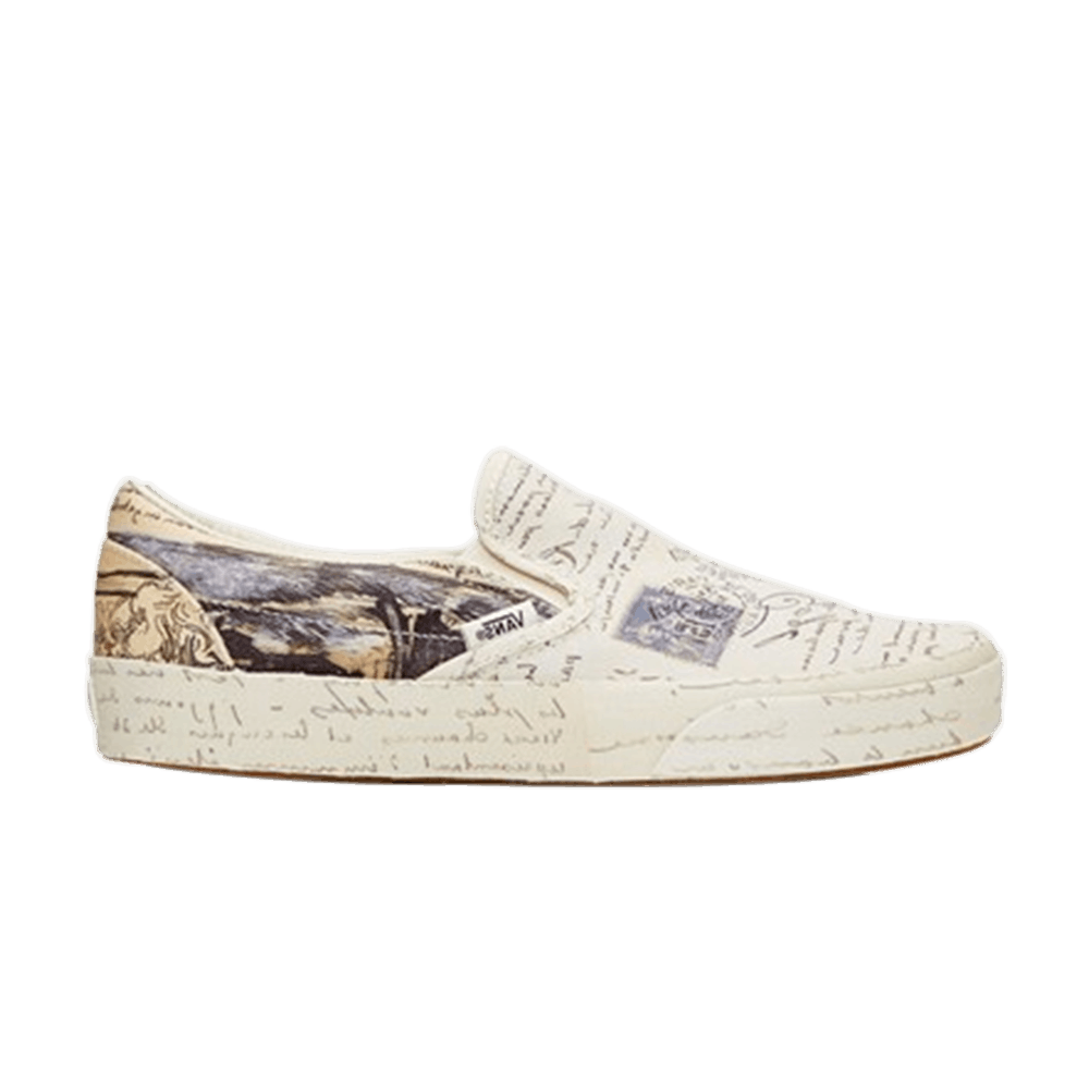 Кроссовки Vans Vincent Van Gogh x Slip-On 'Letters'
