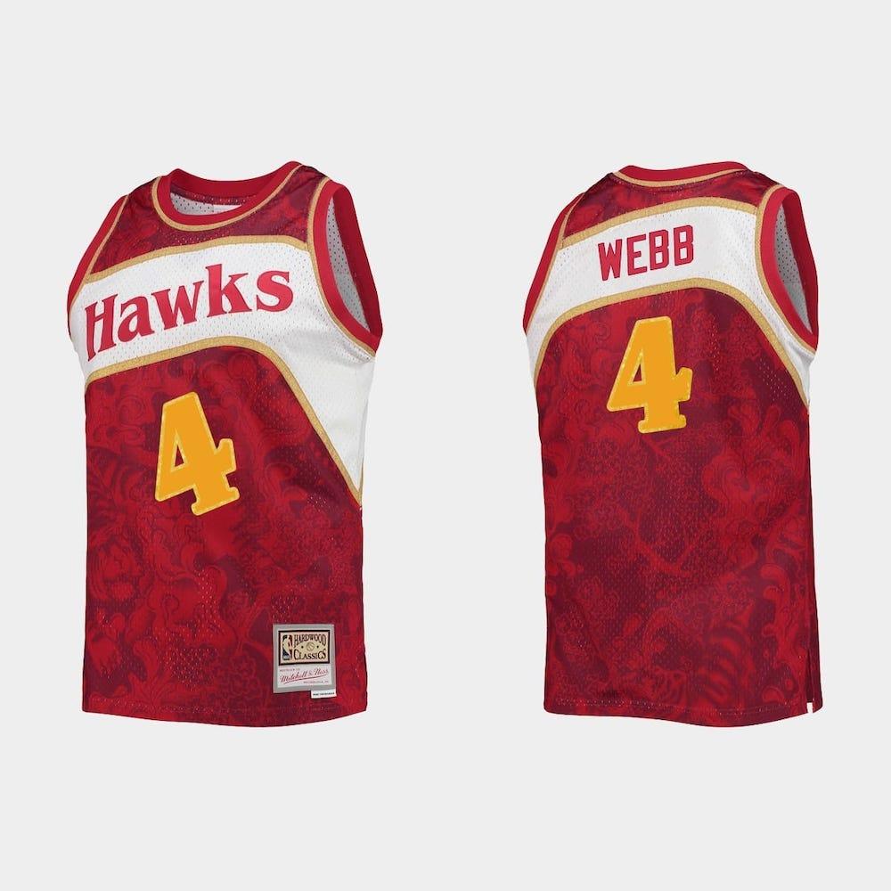 Atlanta-Hawks-4-Spud-Webb-Lunar-New-Year-Limited-Red-Jersey