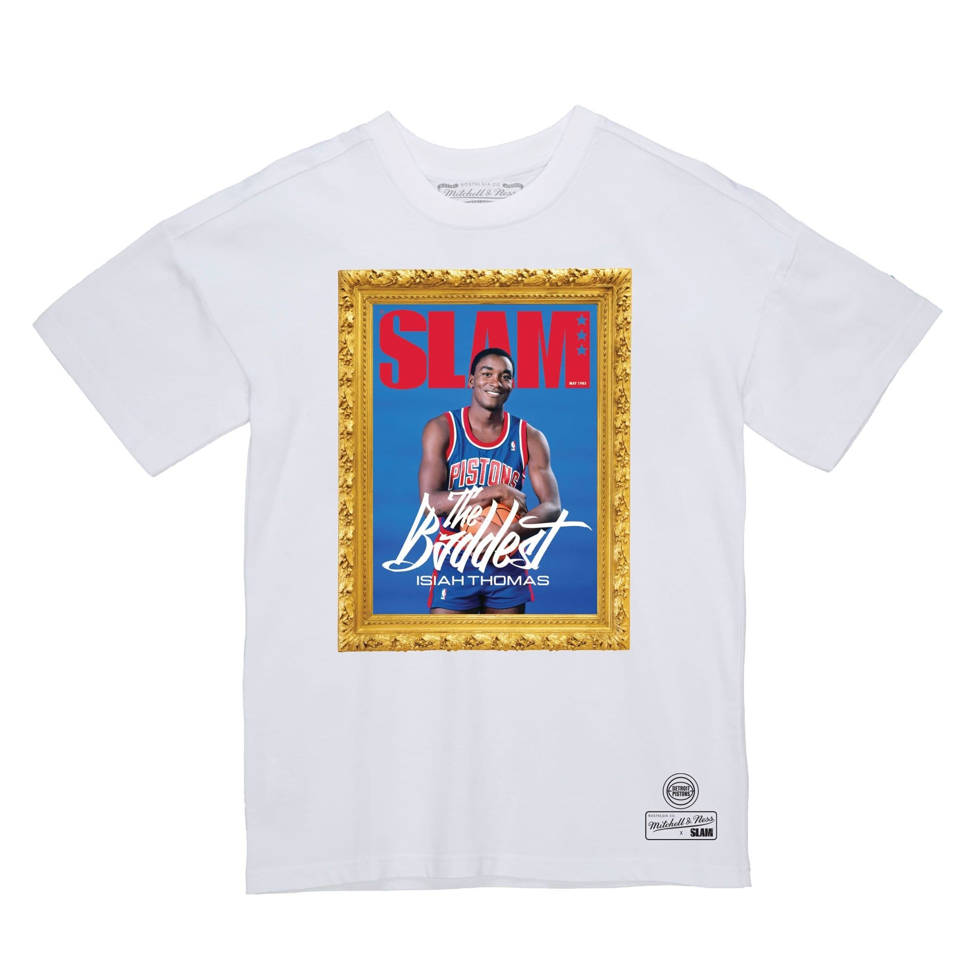 Футболка Mitchell & Ness SLAM Frame Detroit Pistons Isiah Thomas T-Shirt