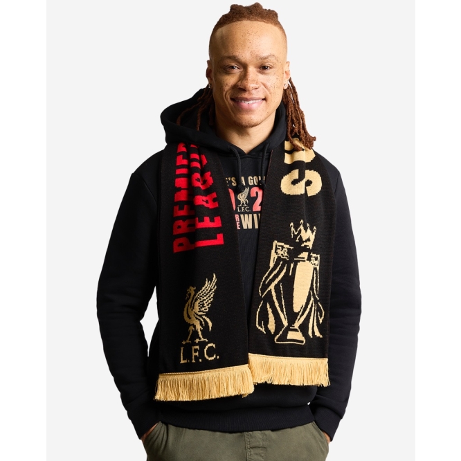 Шарф Liverpool FC EPL Champions 24/25 Scarf Black