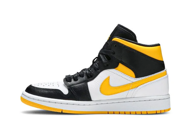 Кроссовки Wmns Air Jordan 1 Mid SE 'White Laser Orange'