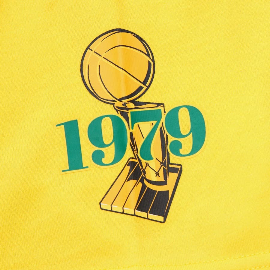 Футболка Mitchell & Ness Gold Seattle SuperSonics Team OG 3.0 Vintage T-Shirt