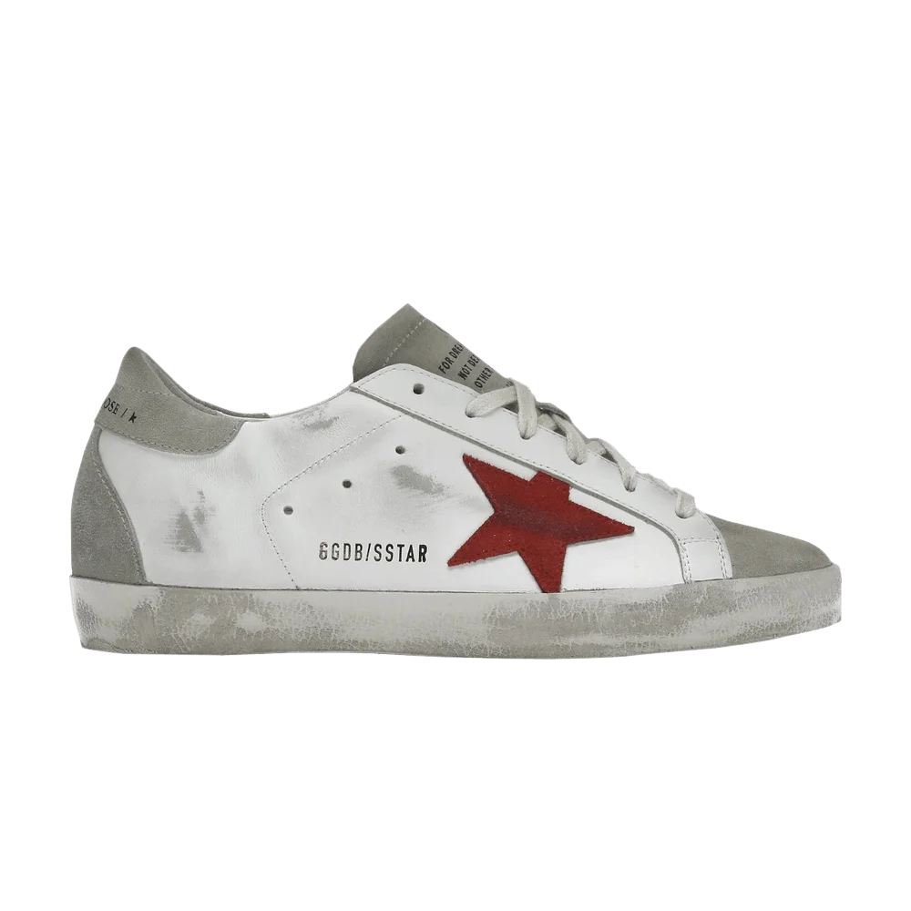 Кроссовки Golden Goose Wmns Superstar 'White Ice Red'