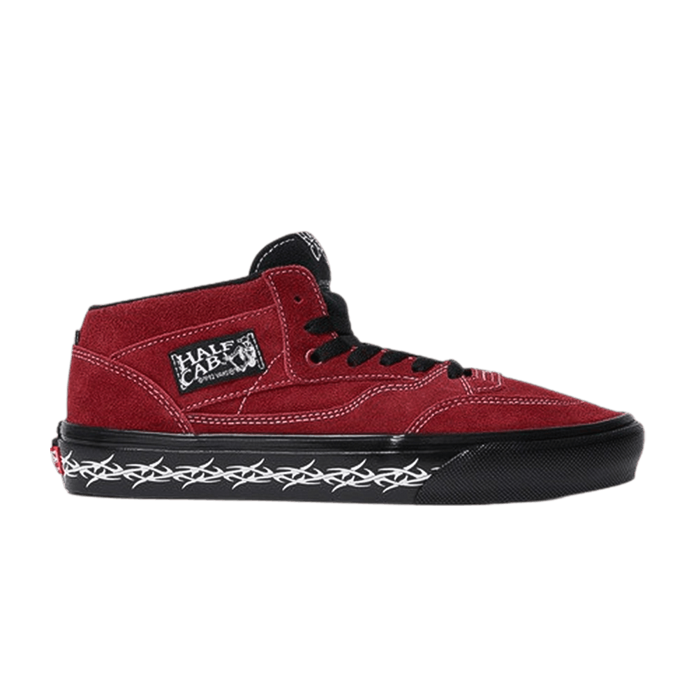 Кроссовки Vans Supreme x Half Cab 'Barbed Wire - Burgundy'