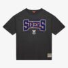 Mitchell-Ness-Womens-Gray-Philadelphia-76ers-Logo-Boyfriend-T-Shirt-100x100