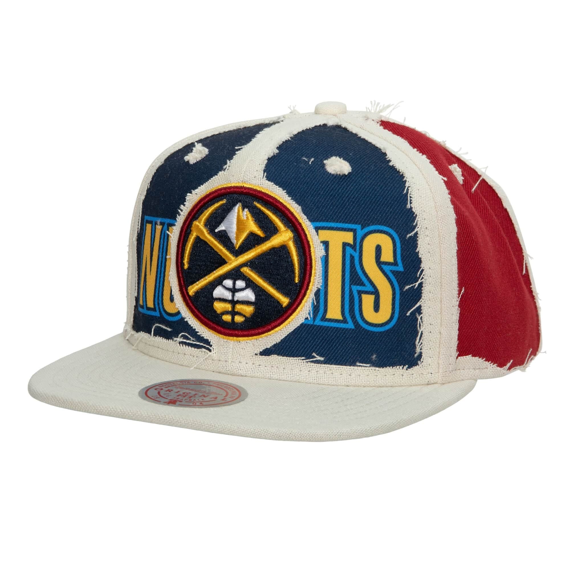 Бейсболка Mitchell & Ness Cut Away Snapback Denver Nuggets Hat