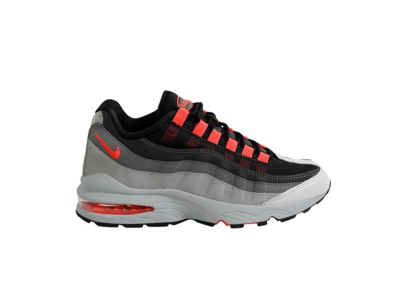 Кроссовки Nike Air Max 95 GS Medium Grey Hot Red