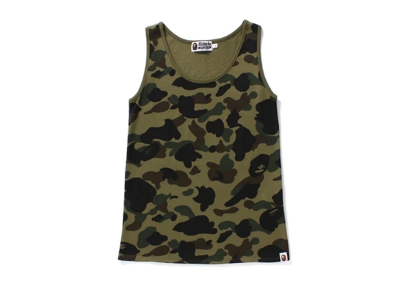 Женская майка BAPE Ladies 1st Camo Tank Top Green