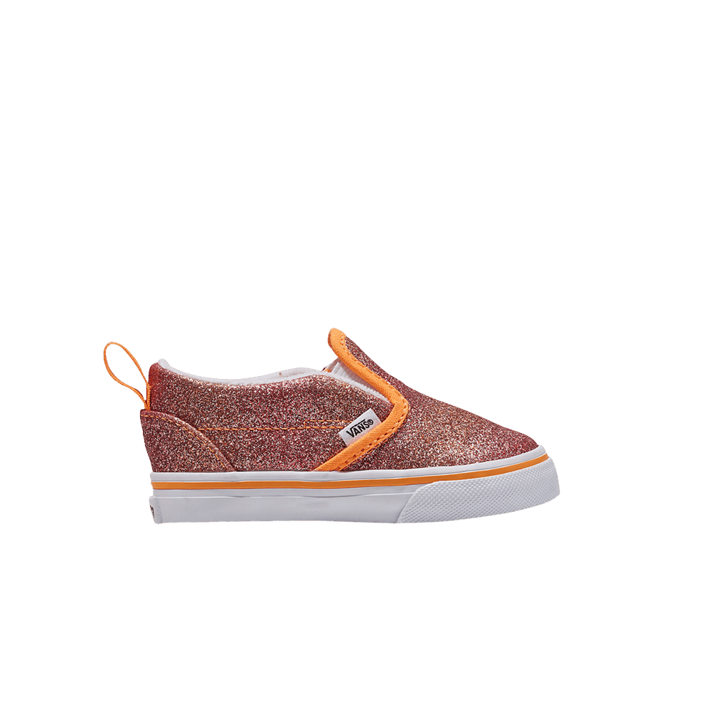 Кроссовки Vans Slip-On V Toddler 'Glitter - Sunrise'