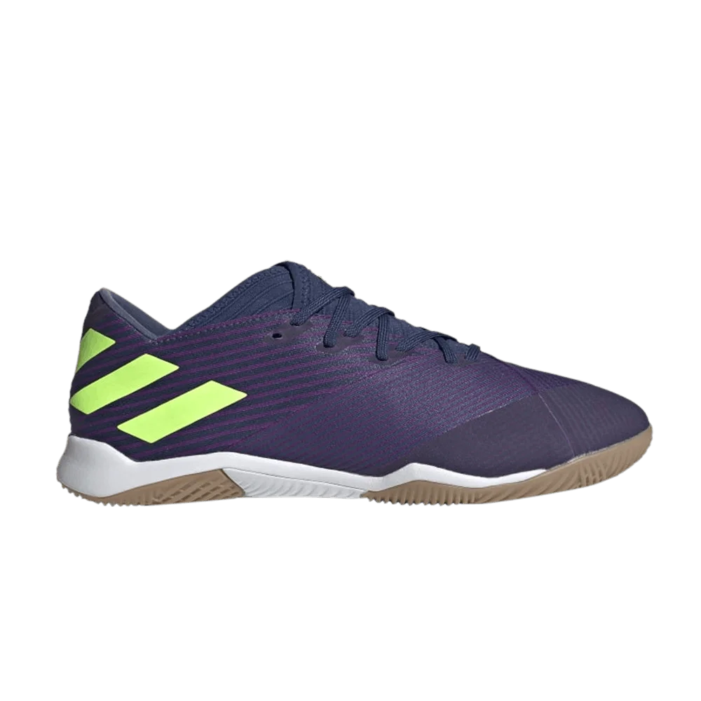 Krossovki-Adidas-Nemeziz-Messi-19.3-IN-Tech-Indigo-Signal-Green