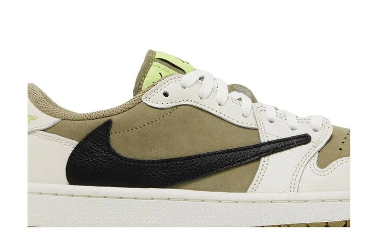 Кроссовки Travis Scott x Air Jordan 1 Low Golf 'Neutral Olive'