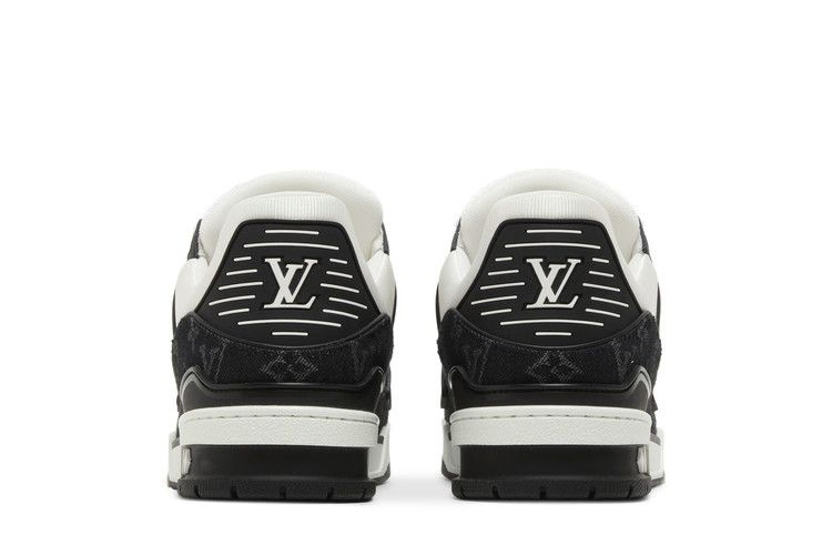 Кроссовки Louis Vuitton Trainer 'Black Monogram Denim'