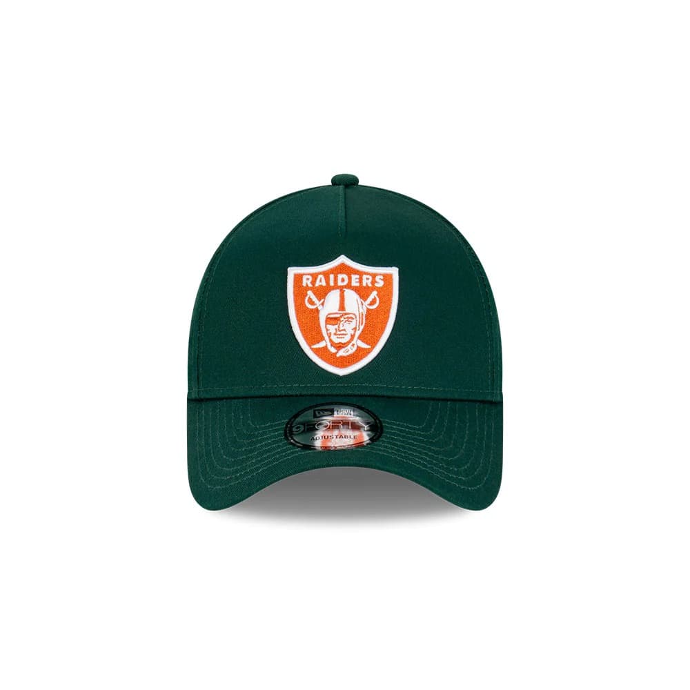 Бейсболка New Era Oakland Raiders 9FORTY A-Frame Copper Green NFL Snapback Hat