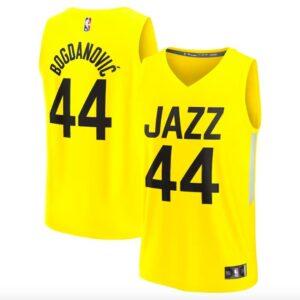 2022-23-Utah-Jazz-44-Bojan-Bogdanovic-Fast-Break-Icon-Yellow-Jersey-1-300x300