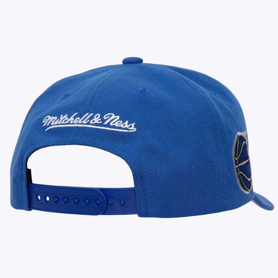Бейсболка Mitchell & Ness Blue Orlando Magic Hardwood Classics Upside Pro Snapback Hat